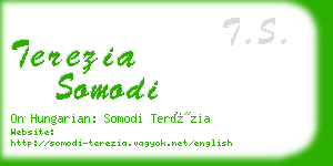 terezia somodi business card